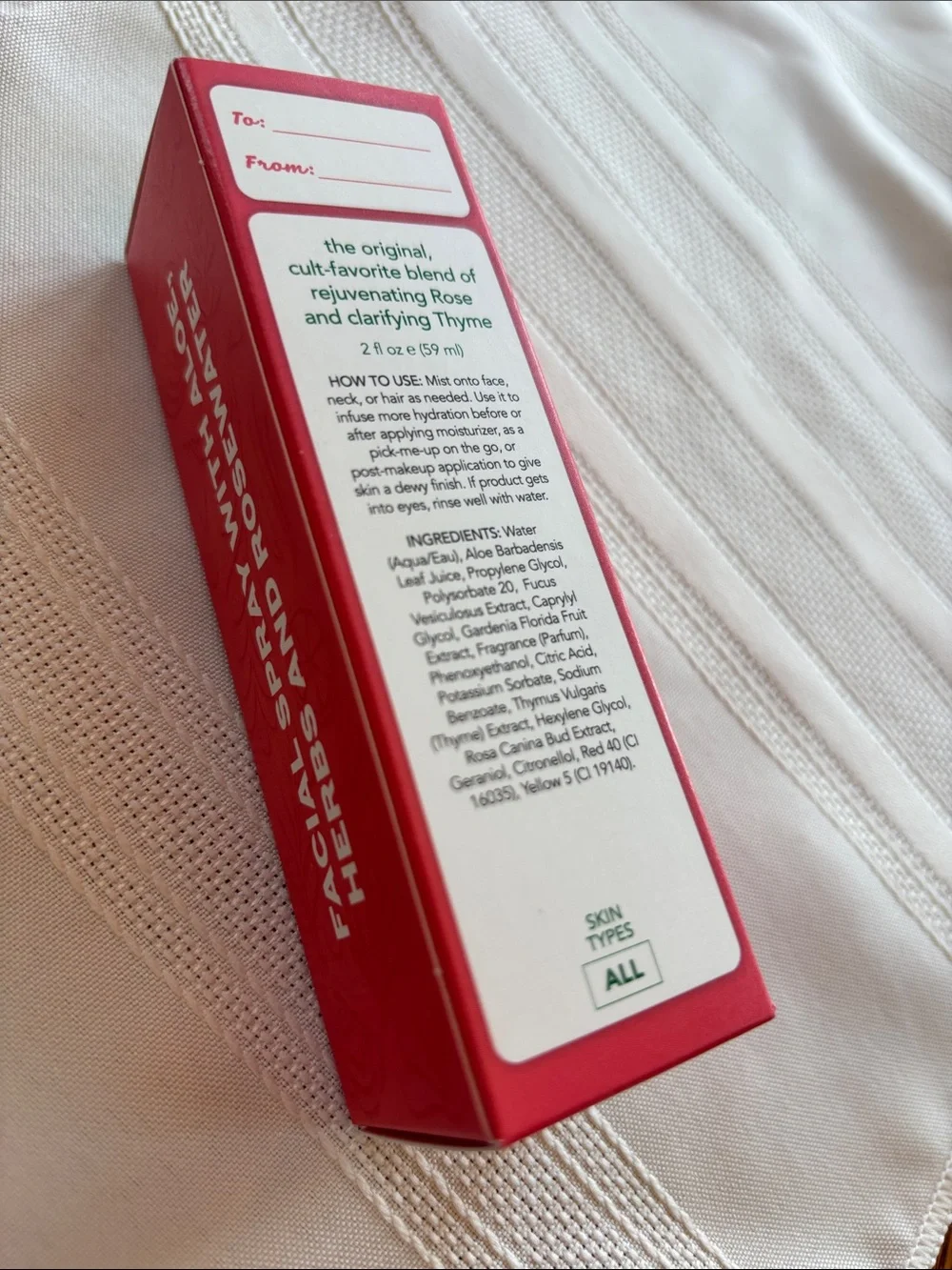 MARIO BADESCU • 2 oz • aloe herbs rosewater facial / setting spray new in box